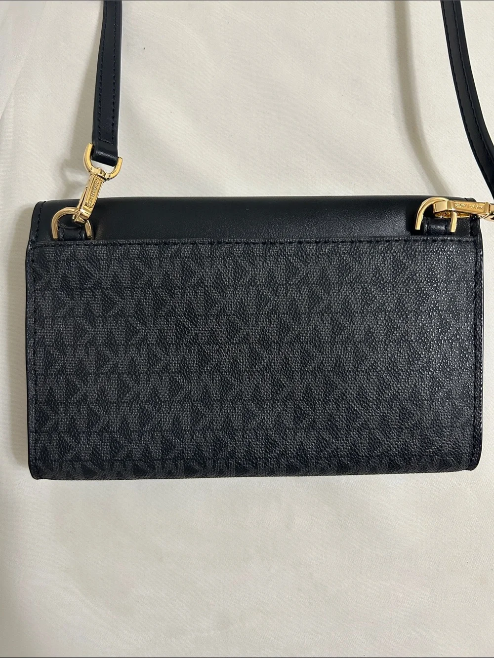 Michael Kors Charlotte Large Saffiano Leather 3-in-1 Tote In Black